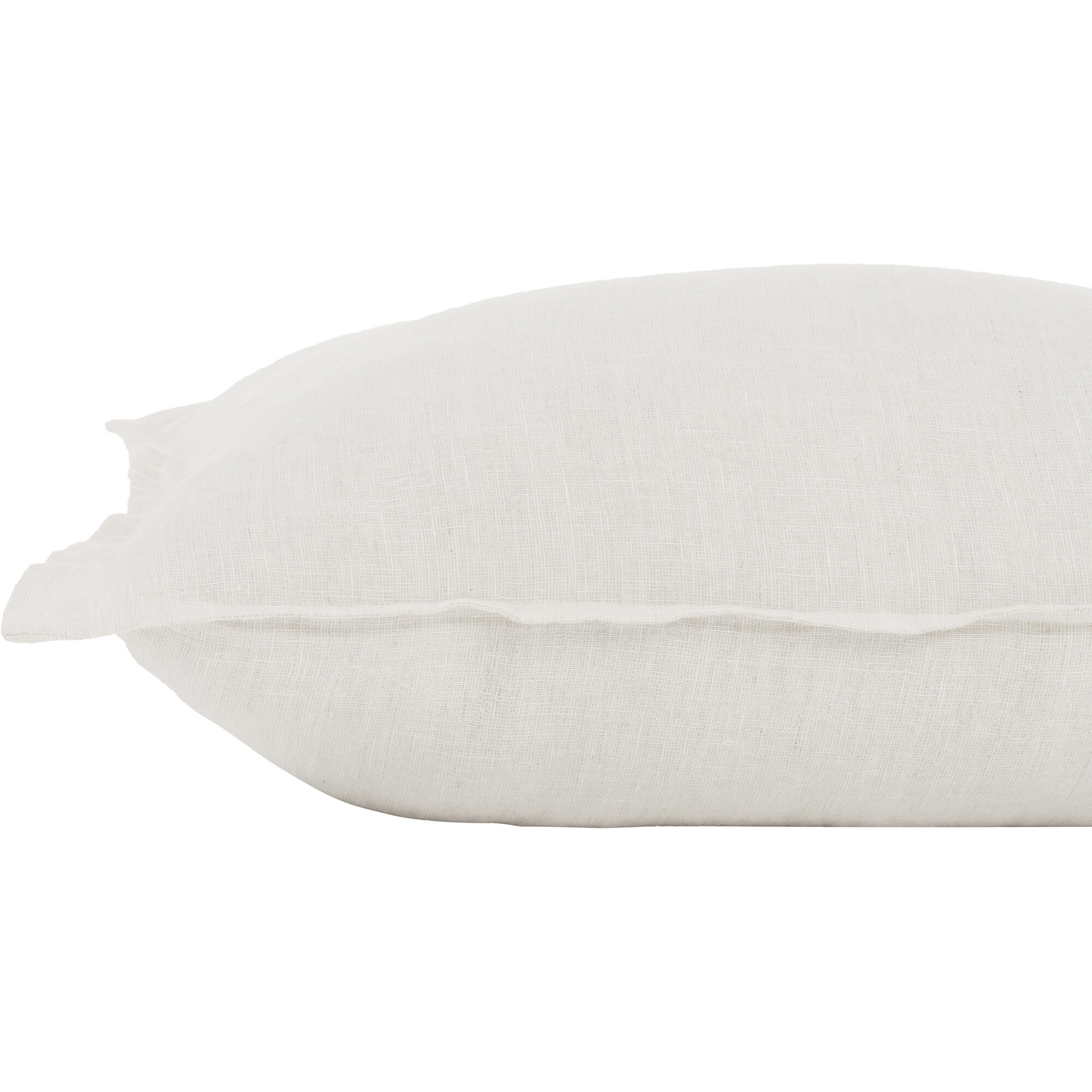 Shayaz 20 inch White and Natural Pillow