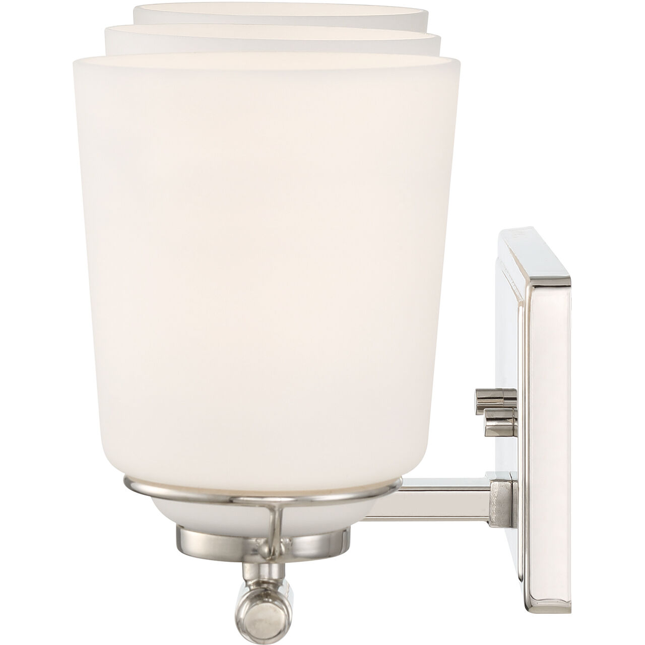 Stella 3 Light 23.5 inch Polished Nickel Vanity Light Wall Light