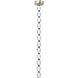 Forever Seduction LED 45.6 inch Polished Nickel Modular Pendant Ceiling Light, Driver in Canopy