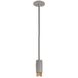 Exhaust Pendant LED 2.36 inch Stone / Brass Pendant Ceiling Light