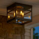 Open Air Porter 4 Light 12 inch Oil Rubbed Bronze Outdoor Flush Mount, Estate Series