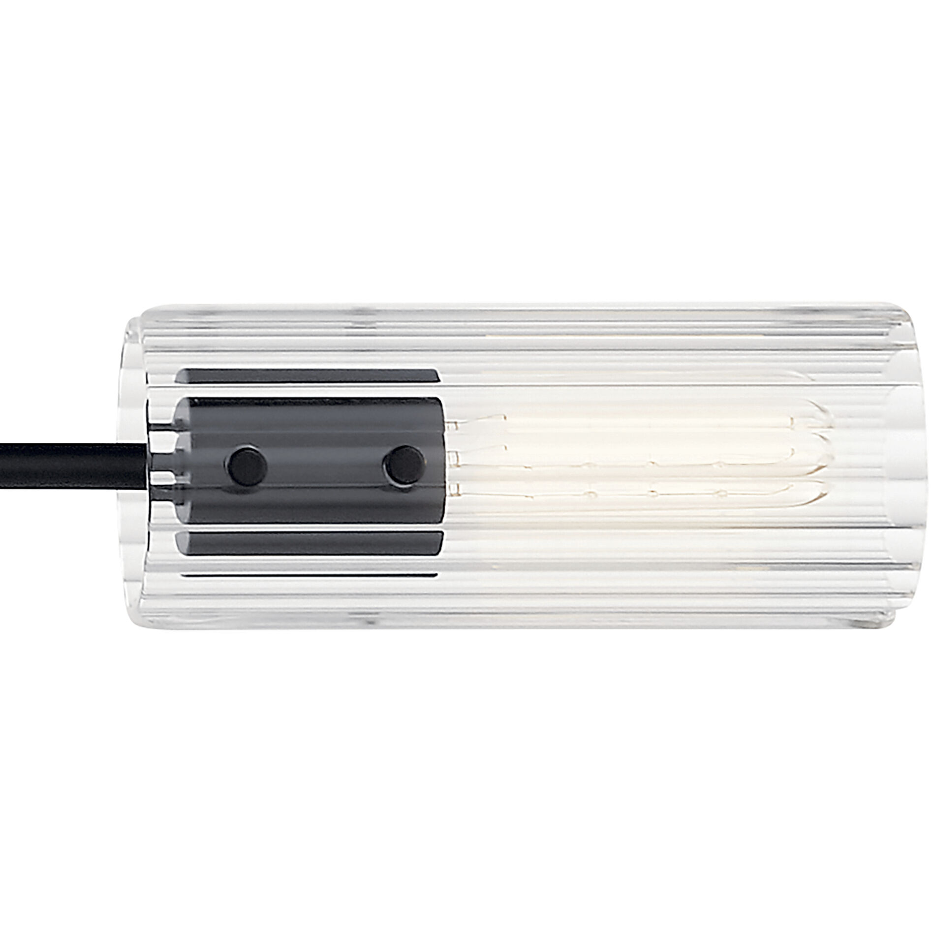 Velestino 4 Light 5.25 inch Black Chandelier Linear Ceiling Light