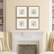 Fountains Multi and Green and Beige and Blue Framed Art, The Studio