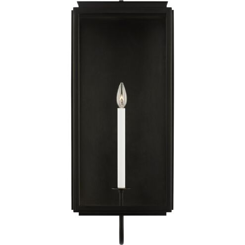 Edgar 1 Light 28.88 inch Textured Black Outdoor Wall Lantern