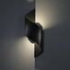 Helix LED 17 inch Bronze Outdoor Wall Light in 17in.