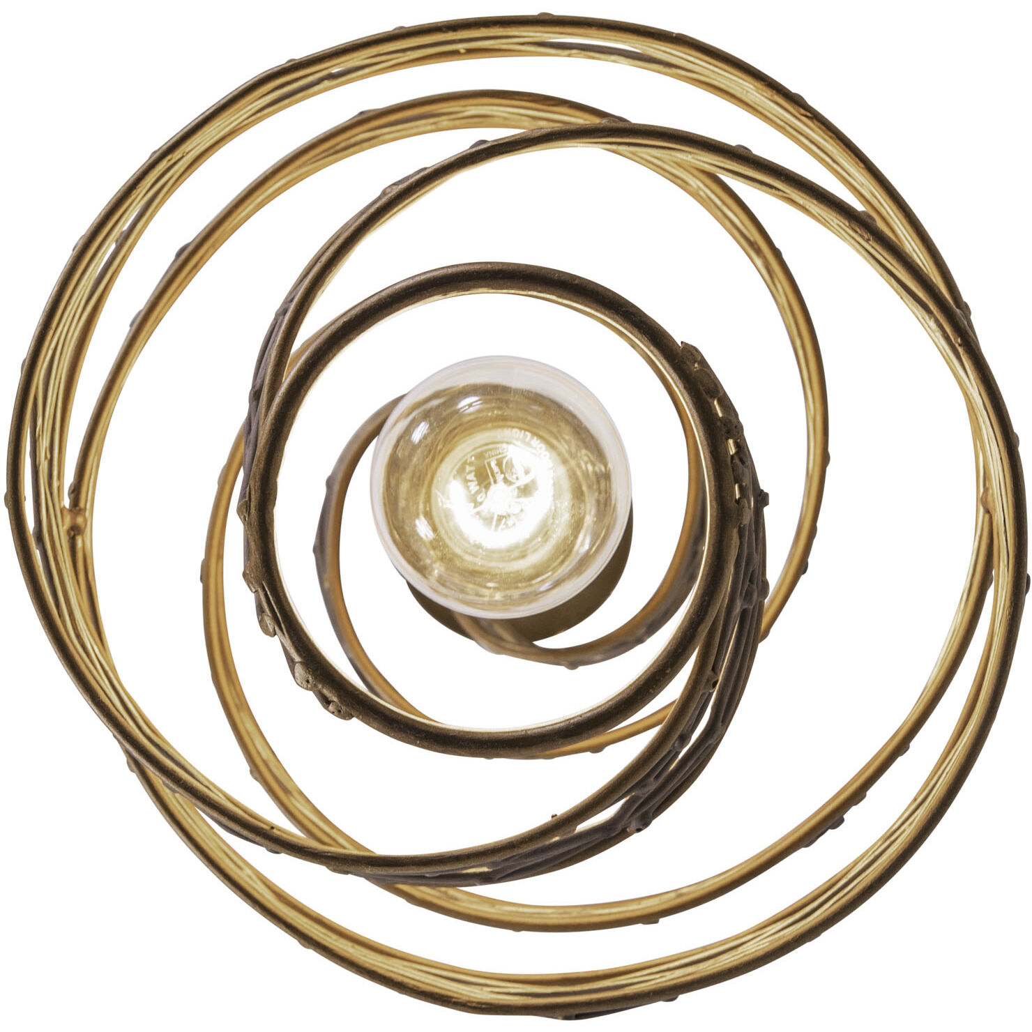 Flow 1 Light 10 inch Hammered Ore Mini Pendant Ceiling Light