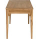 Ambrose 60 X 26 inch Bleached Teak Desk