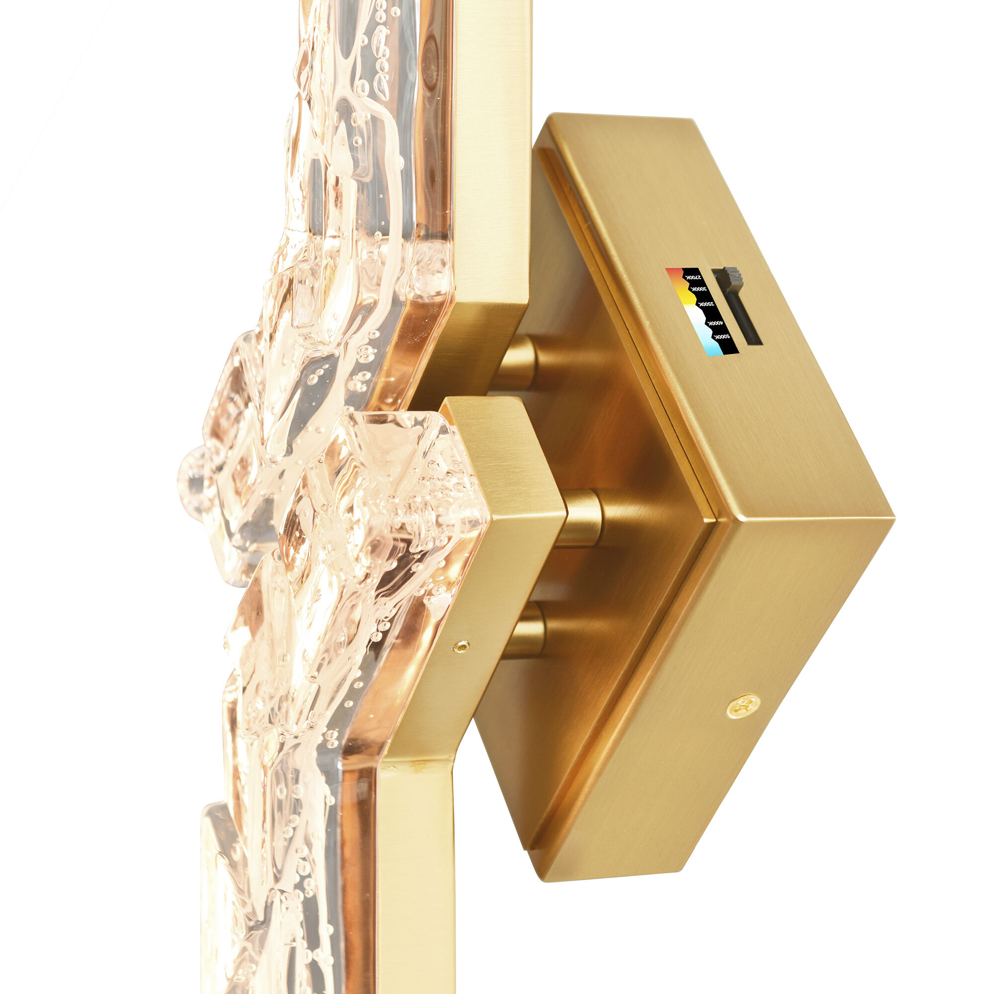 Contour LED 7.2 inch Brass Vanity Light Wall Light