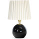 Giorgio 14.75 inch 60 watt Natural Brass Mini Lamp Portable Light in Oyster Wave Pleat