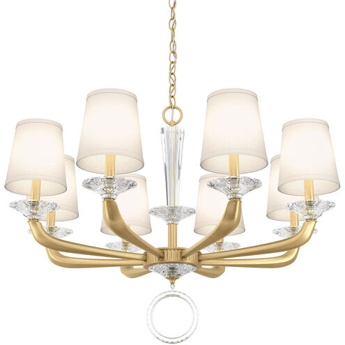 Emilea 8 Light 33 inch Heirloom Gold Chandelier Ceiling Light in Heirloom Gold Cast