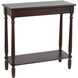 Rachel 28.25 X 11.8 inch Walnut Console Table