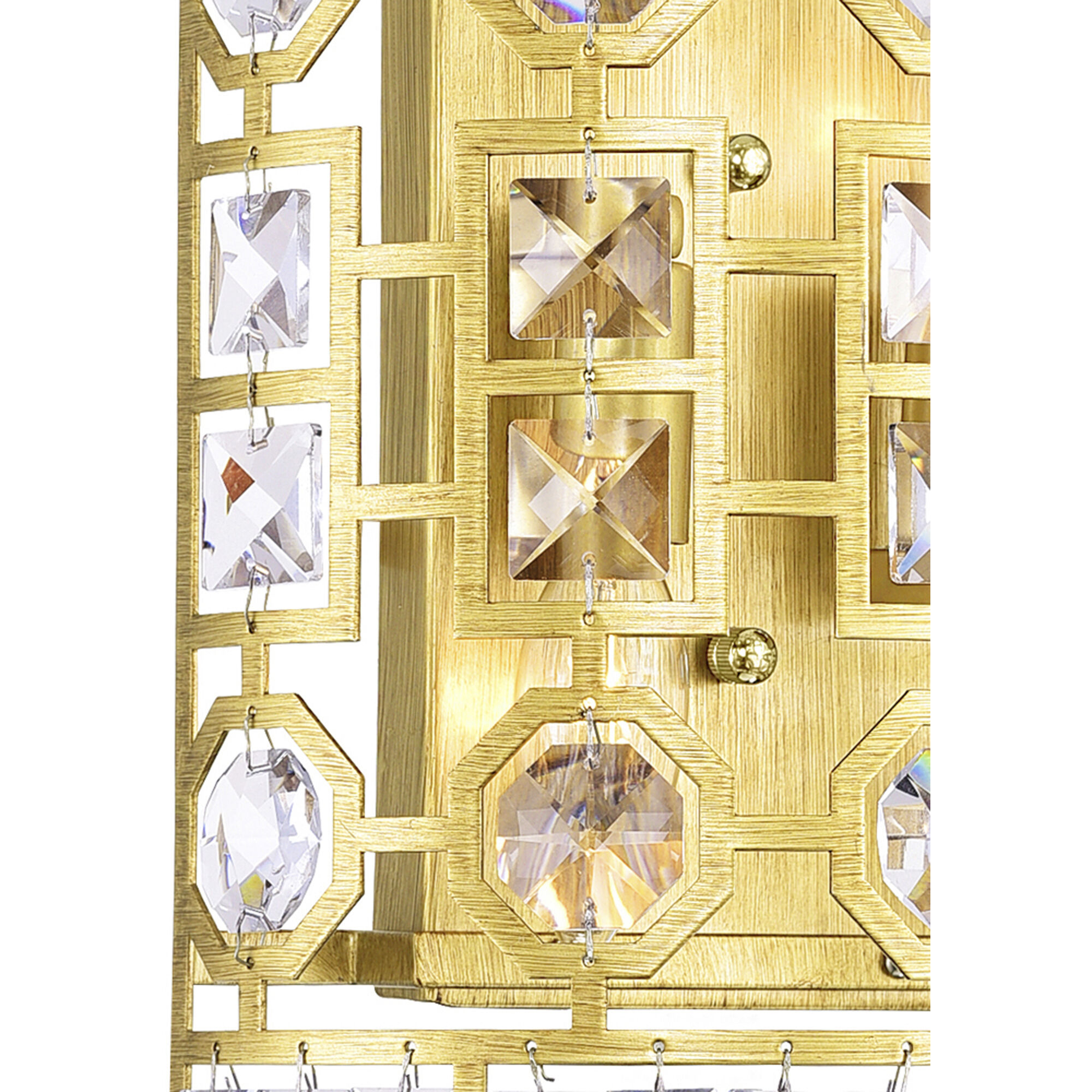 Belinda 2 Light 8 inch Champagne Wall Light