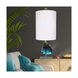 Azure Gem 39 inch 150.00 watt Chrome Table Lamp Portable Light, Natures Splendor