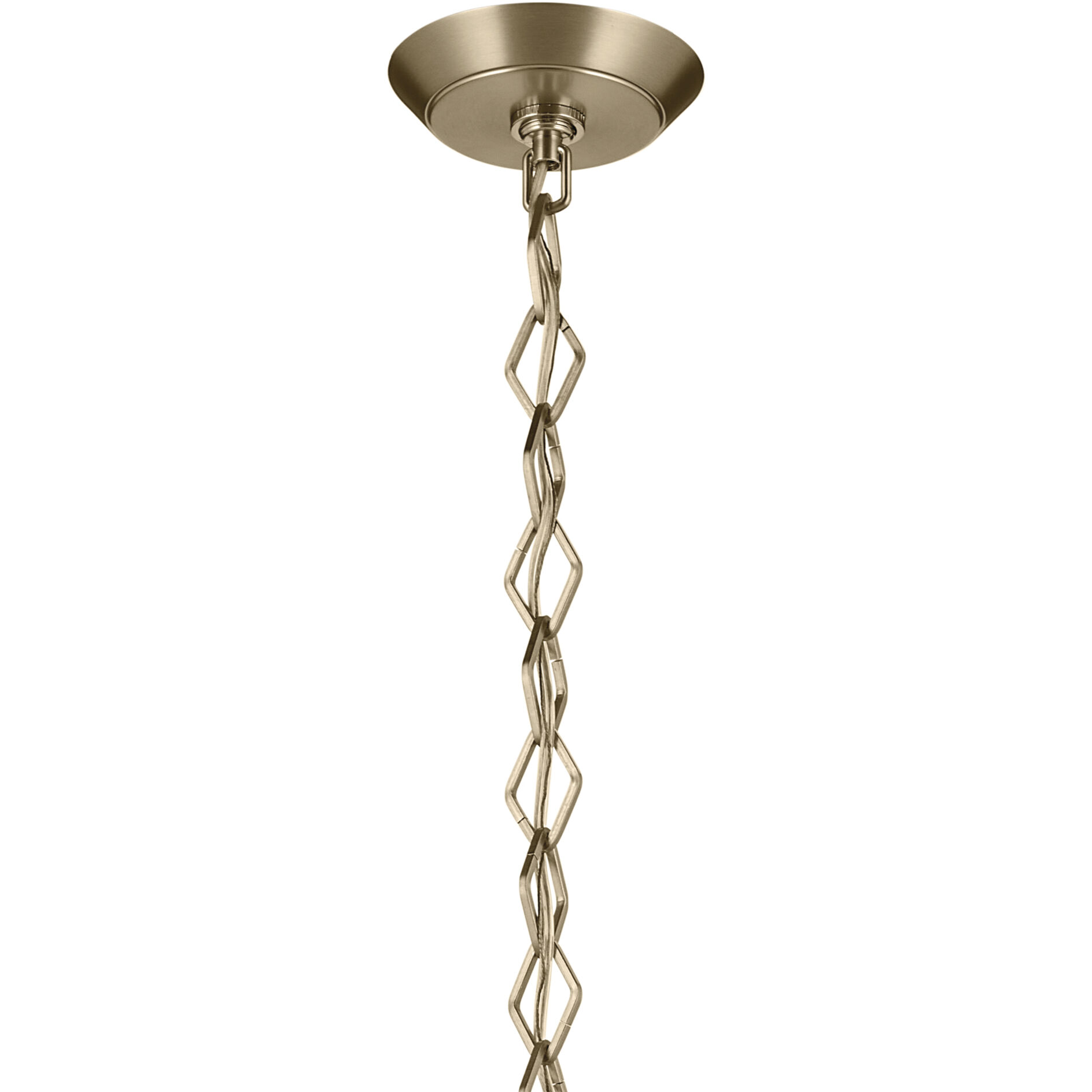 Nella 1 Light Champagne Bronze Pendant Ceiling Light