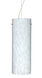 Tondo 1 Light Satin Nickel Pendant Ceiling Light in Carrera Glass, Incandescent
