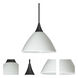 Domi 1 Light Black Cord Pendant Ceiling Light