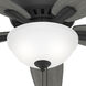 Newsome 52 inch Matte Black with Dark Gray Oak/Matte Black Blades Ceiling Fan