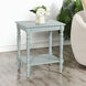 Sybil 24 X 19.5 inch Antique Ice Blue End/Side Table