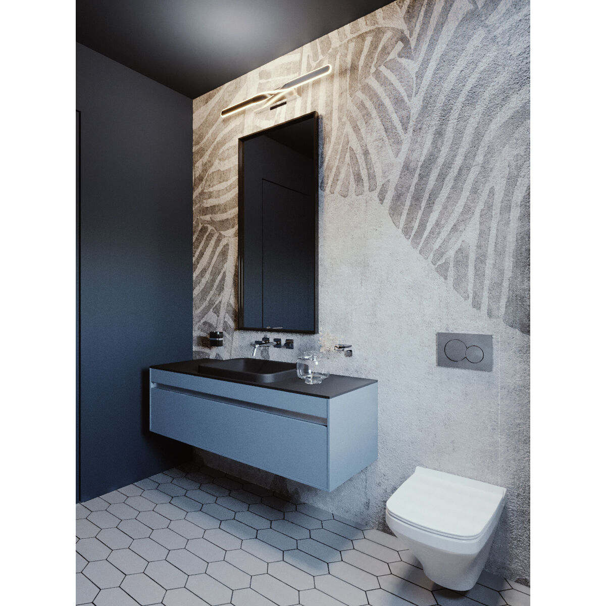 Twist 2 Light 24 inch Satin Nickel Bath Vanity Wall Light