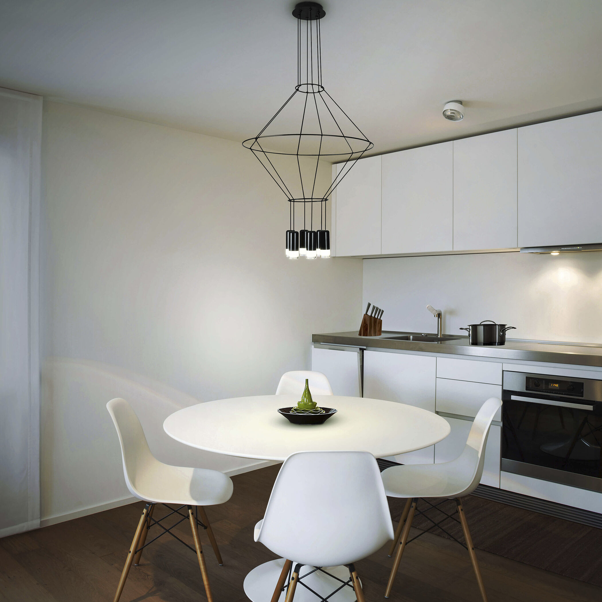 Expression 23.5 inch Black Pendant Ceiling Light