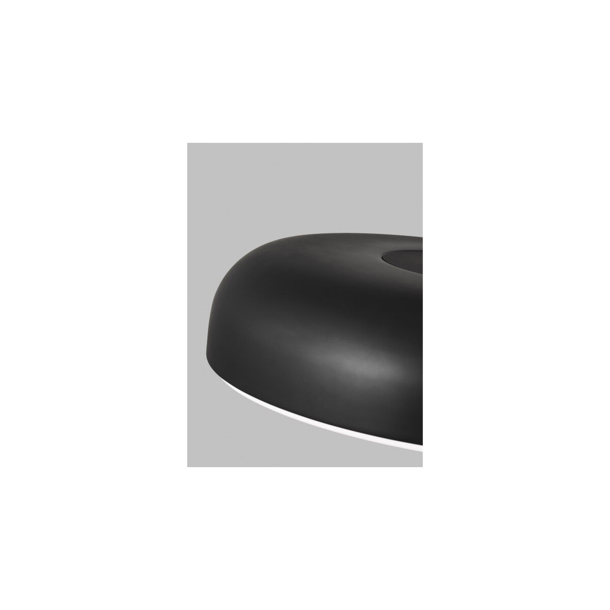 Sean Lavin Kosa LED 18 inch Nightshade Black Pendant Ceiling Light, Integrated LED