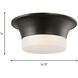 AH by Alexa Hampton Sina 2 Light 14.75 inch Aged Iron Flush Mount Ceiling Light