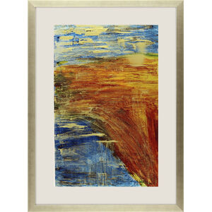 Bodacious Red and Blue and Metallic and Multi Framed Art