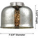 Bell 3 Light 24.5 inch Polished Chrome Bath Vanity Light Wall Light