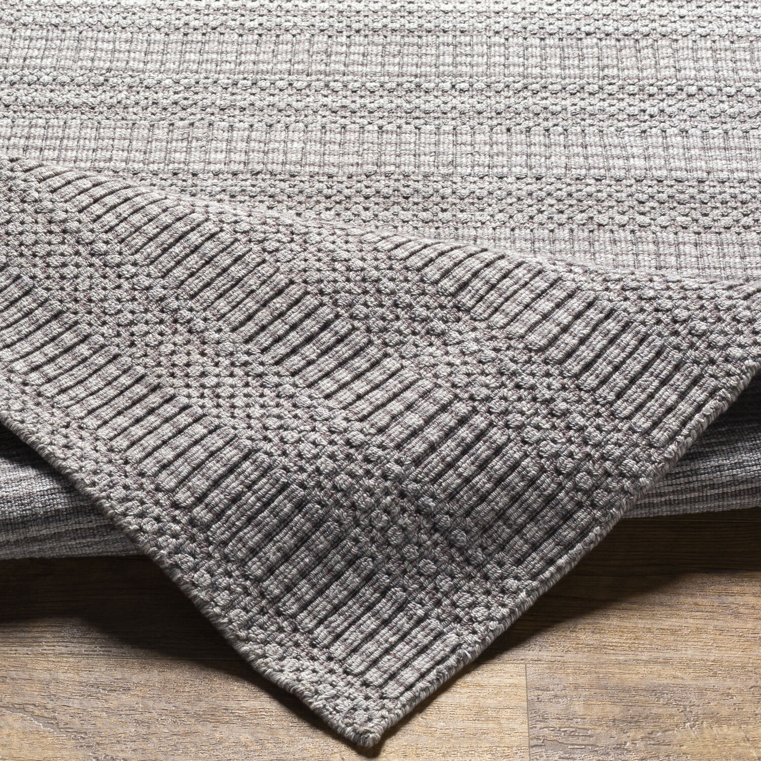 Hickory 90 X 60 inch Grey Rug, Rectangle