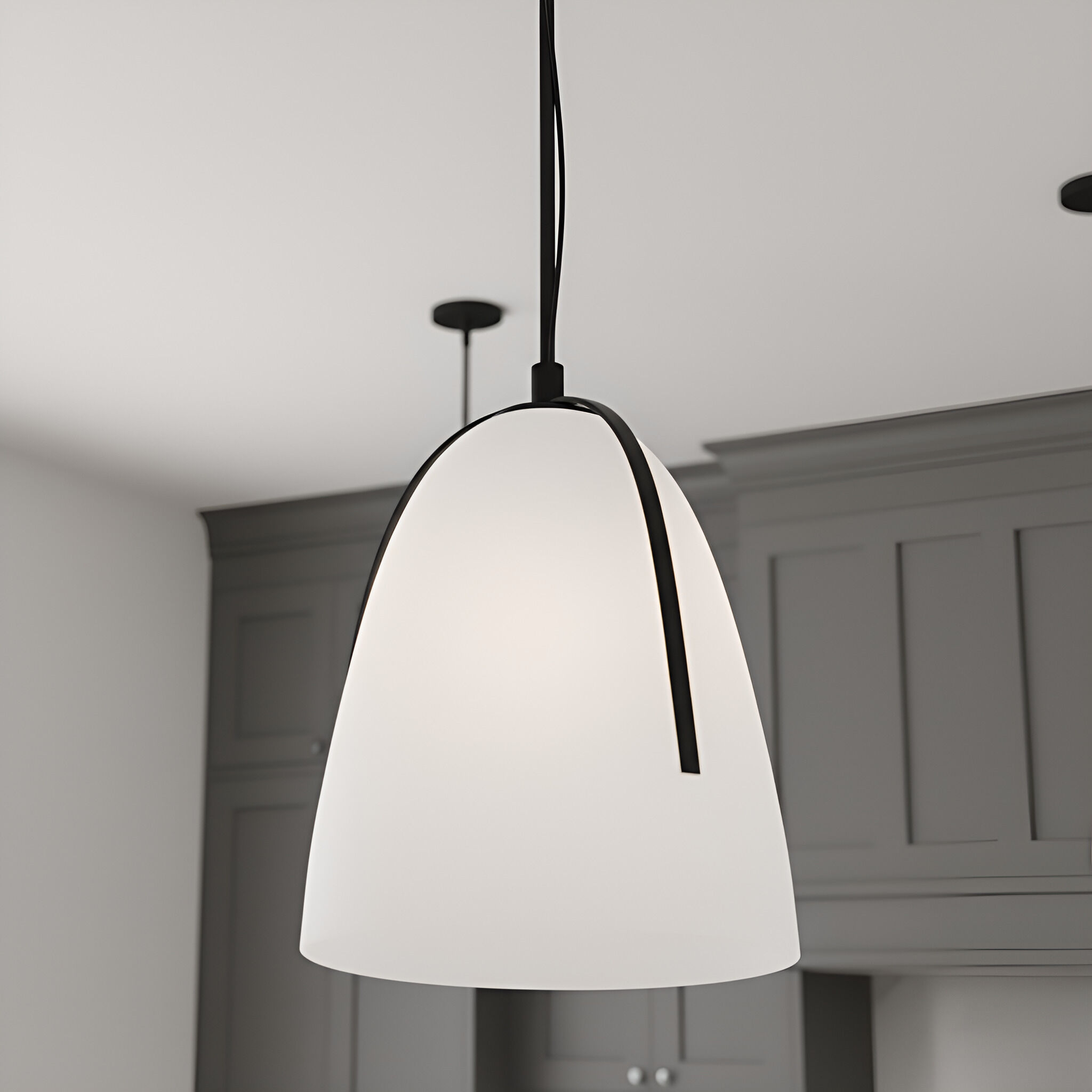 Whitmore 1 Light 10 inch Matte Black Mini Pendant Ceiling Light