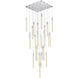 Weston 25 Light 36 inch Chrome Pendant Ceiling Light