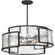 Bella Collina 6 Light 28 inch Coal Pendant Ceiling Light