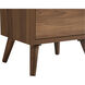 Boise 18 X 18 X 33 inch Walnut Brown and Black Vanity Sink Set