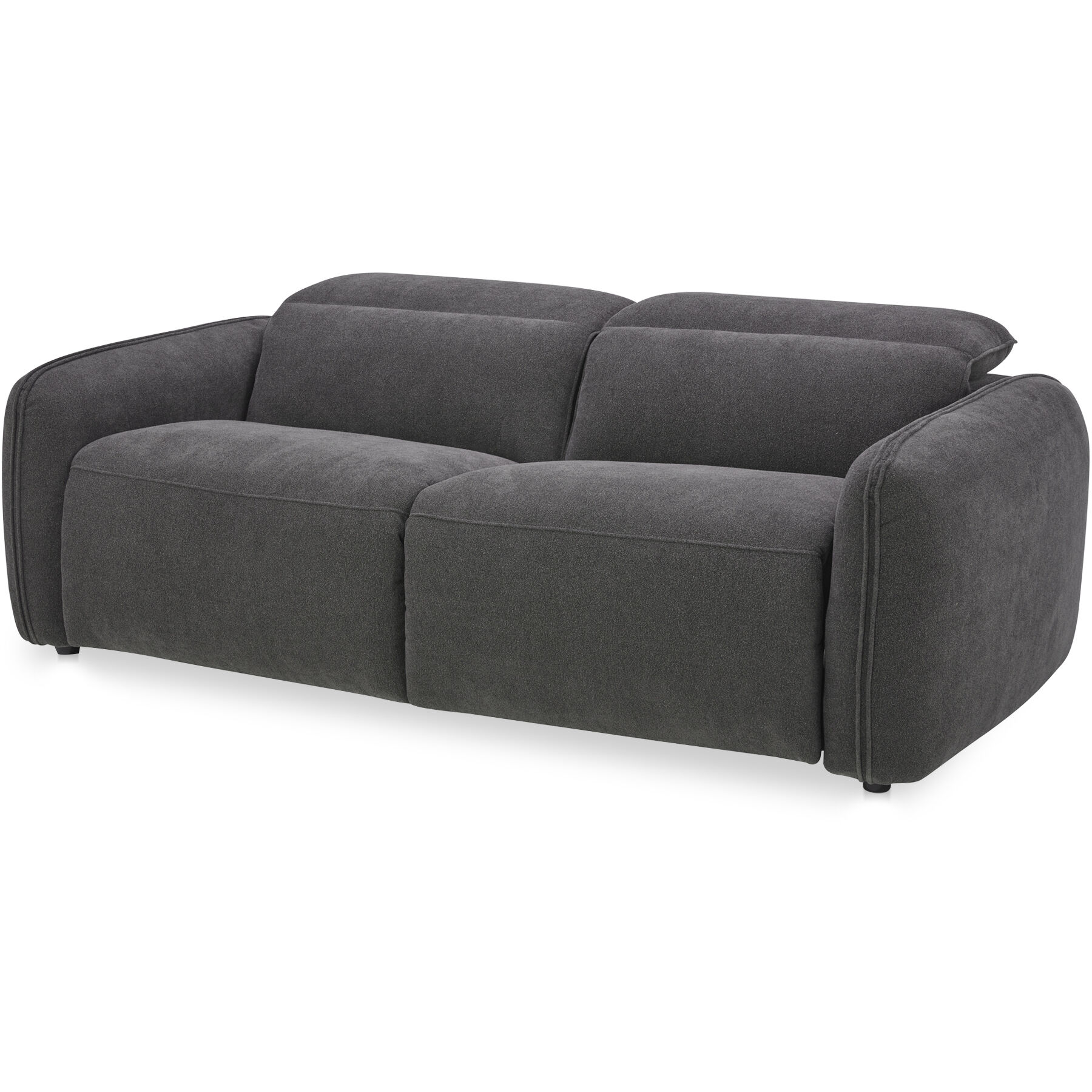 Eli Grey Sofa, Power Recliner