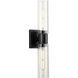 Clarion 2 Light 20 inch Matte Black Bath Vanity Wall Light