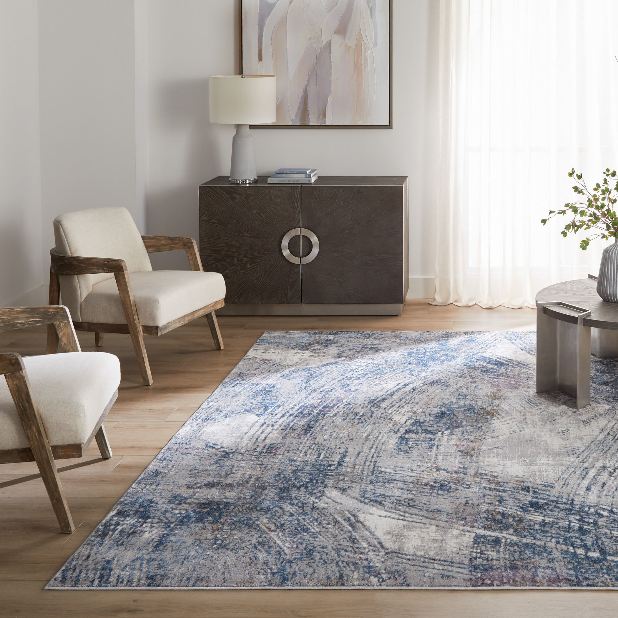 Adara 36 X 24 inch Mineral Tones Rug in 2 x 3