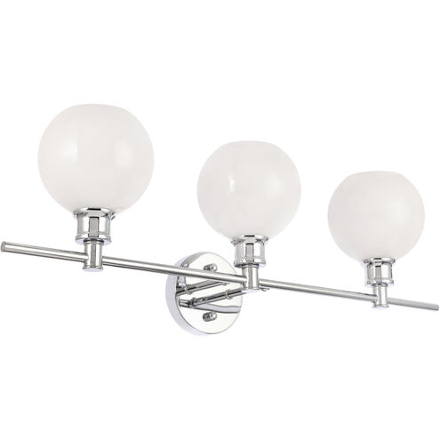 Collier 3 Light 28 inch Chrome Wall sconce Wall Light