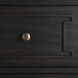 Glenwood Cerused Brown and Agros White Stone with Brushed Antique Brass Chest