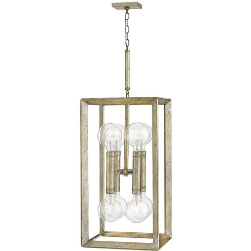 Tinsley 8 Light 16 inch Silver Leaf Indoor Chandelier Ceiling Light