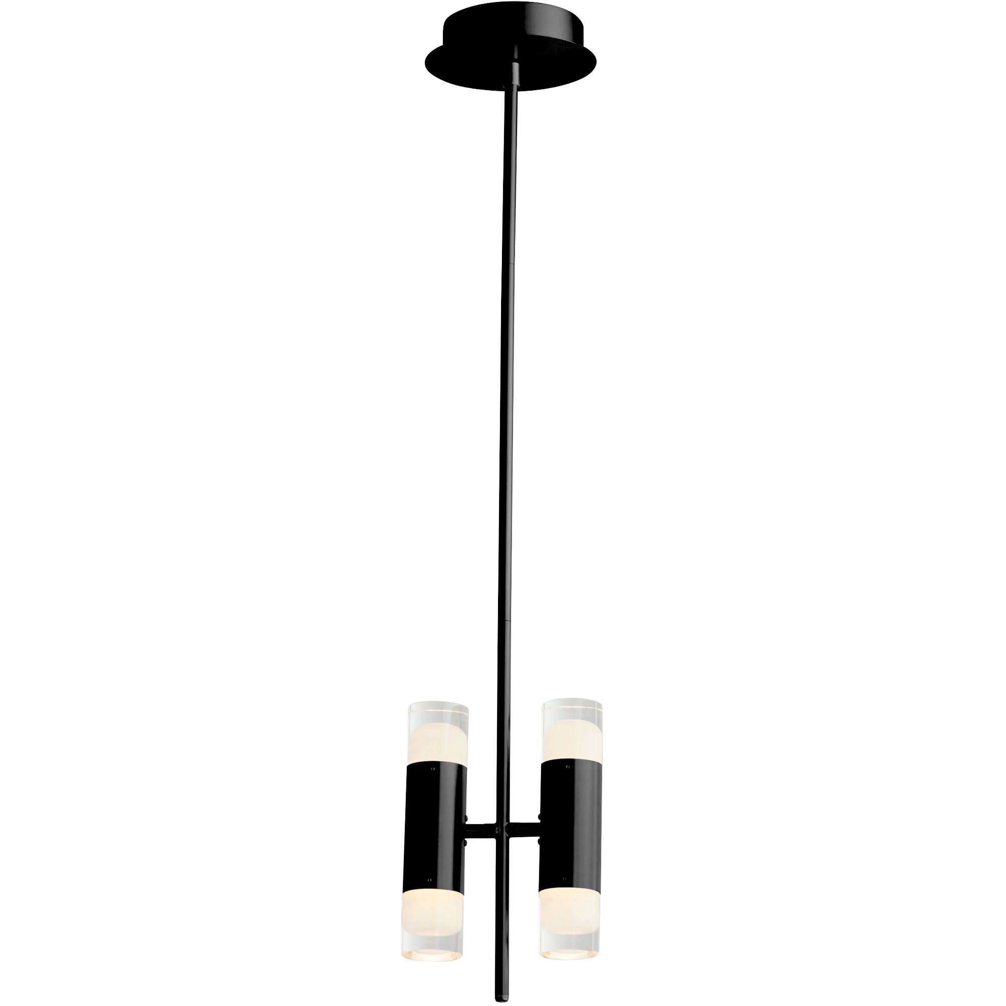 Alarum LED 6.25 inch Black Pendant Ceiling Light