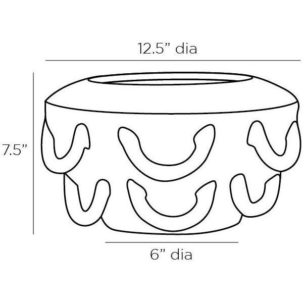 Paloma Speckled Ivory Vase