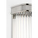 Marie Flanigan Menil LED 4.25 inch Polished Nickel Linear Bath Sconce Wall Light