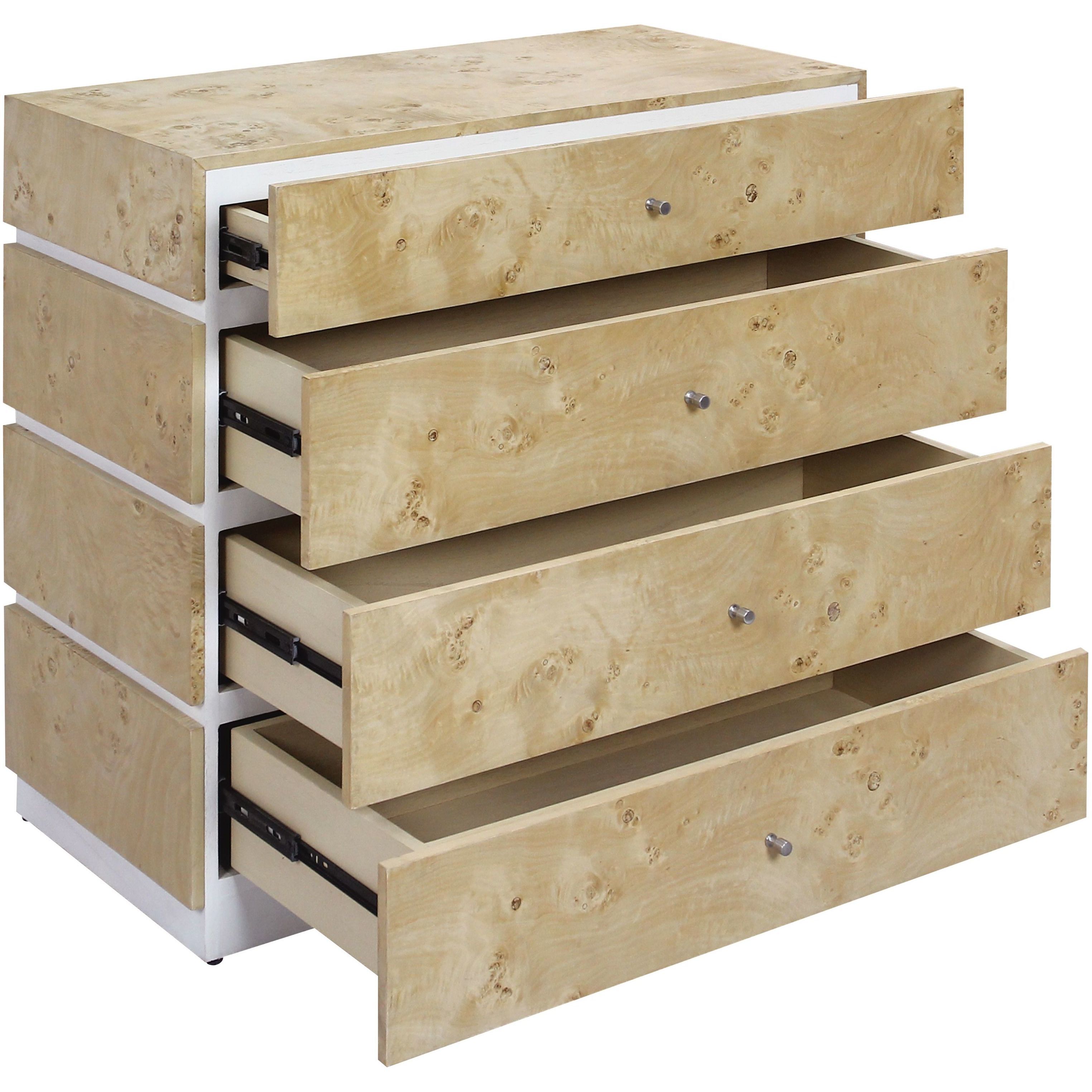 Bromo Bleached Burl Chest