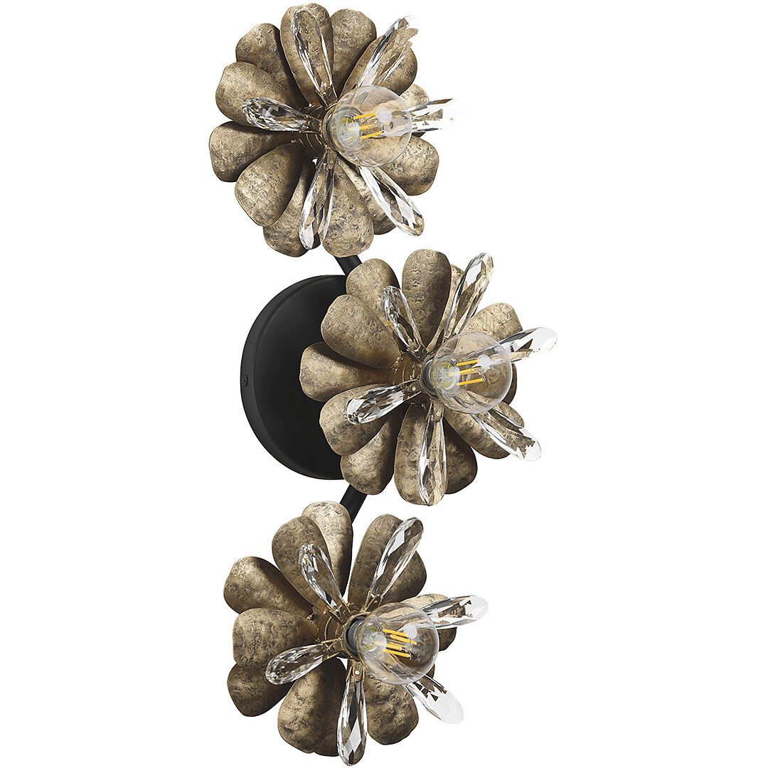 Giselle 3 Light 8.75 inch Delphine Wall Sconce Wall Light