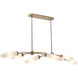 Crest Island Light Ceiling Light in Winter Brass