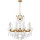 La Scala 10 Light 28 inch French Gold Chandelier Ceiling Light in Heritage, French Gold Cast