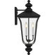 Farley 3 Light 25.25 inch Matte Black Outdoor Wall Lantern