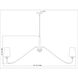 Gianna 8 Light 60.25 inch Modern Gold Chandelier Ceiling Light