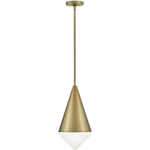 Betty LED 9.5 inch Lacquered Brass Pendant Ceiling Light