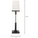 Jud 32 inch 40.00 watt Oiled Rubbed Bronze Table Lamp Portable Light